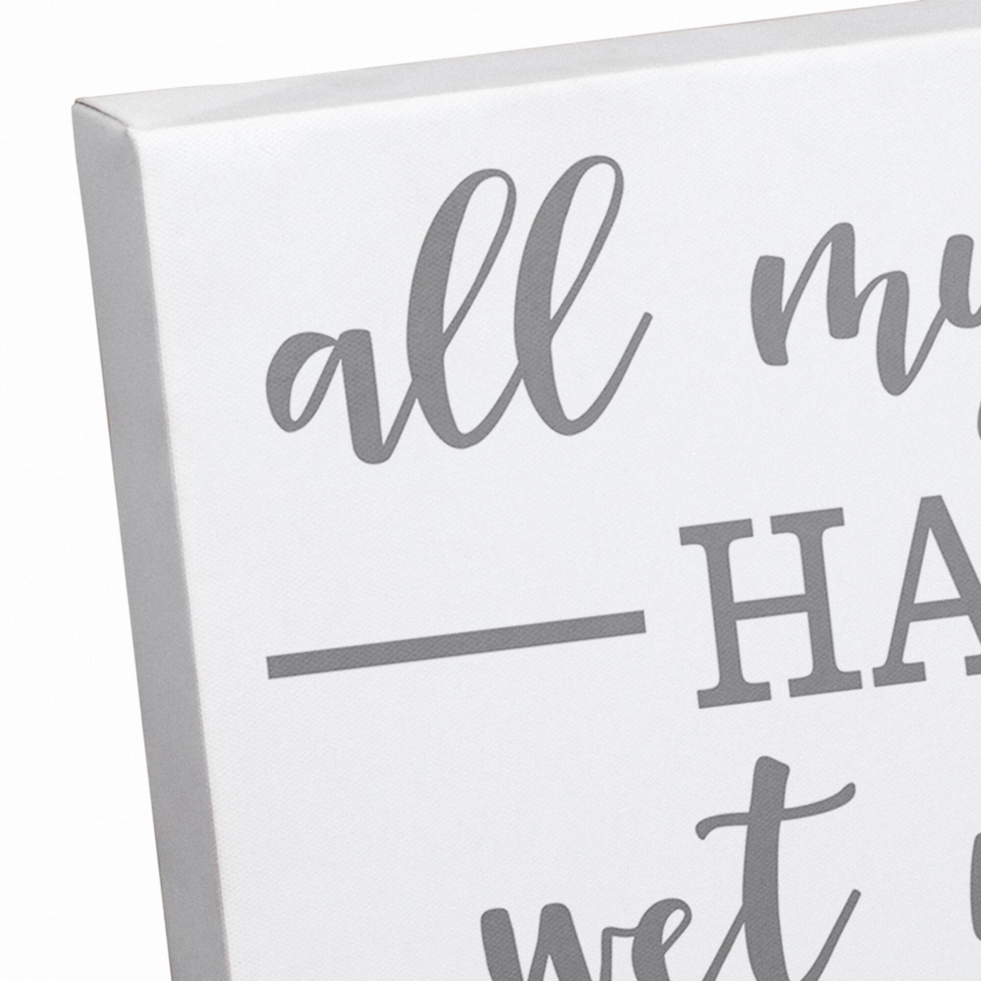 All My Kids Have Wet Noses Canvas Wall Art
